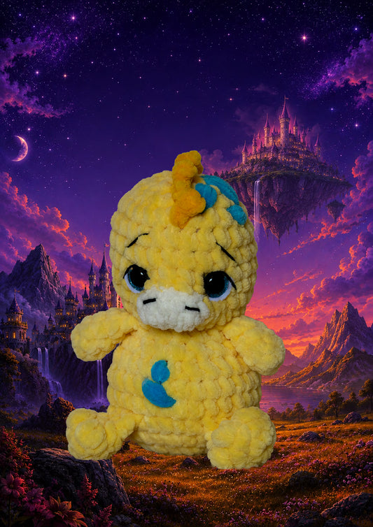 John le mini dino jaune