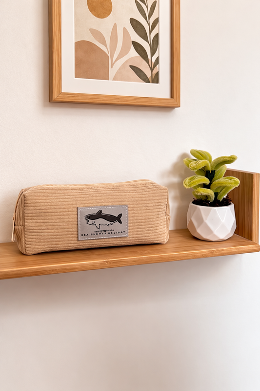 Trousse de crochet crème